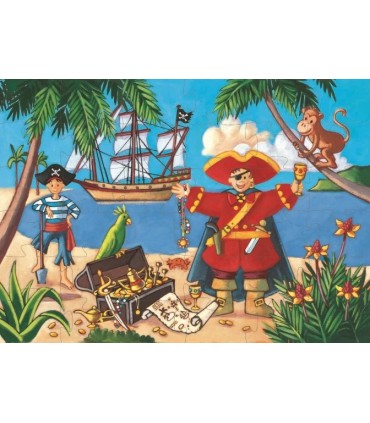 PUZZLE SILUETA EL PIRATA DJECO