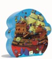 PUZZLE SILUETA BARCO PIRATA DJECO