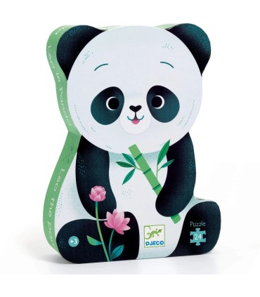 PUZZLE SILUETA LEO EL PANDA DJECO