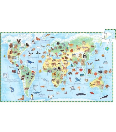 PUZZLE OBSERVACION ANIMALES DJECO