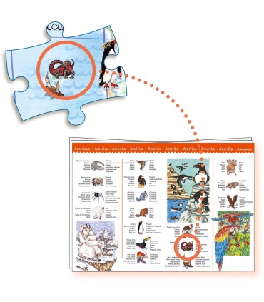 PUZZLE OBSERVACION ANIMALES DJECO