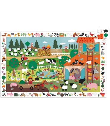 PUZZLE OBSERVACION LA GRANJA DJECO