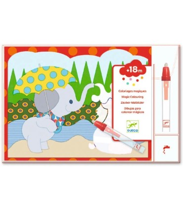 COLOREA MAGICO ESCONDIDO AFUERA DJECO