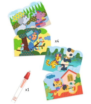 COLOREA MAGICO ESCONDIDO AFUERA DJECO