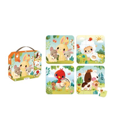 PUZZLE EVOLUTIVO LOS ANIMALES JANOD