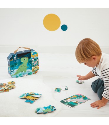 PUZZLE EVOLU. LOS DINOSAURIOS JANOD