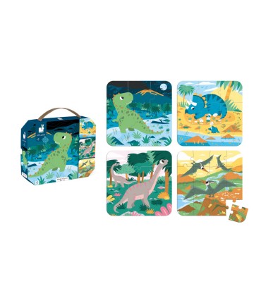 PUZZLE EVOLU. LOS DINOSAURIOS JANOD