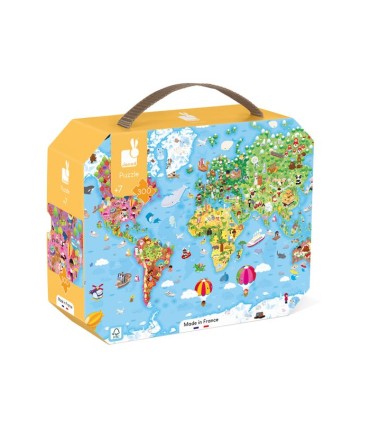 PUZLE GIGANTE ATLAS MUNDIAL JANOD