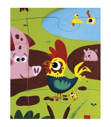 PUZLE TACTIL LA GRANJA JANOD