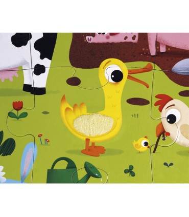 PUZLE TACTIL LA GRANJA JANOD