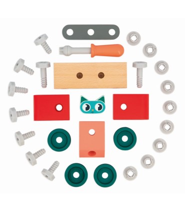 BRICO'KIDS COCHE GATO BRICOLAJE