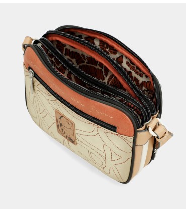 BANDOLERA 3 COMPARTIMENTOS  ALMA ANEKKE