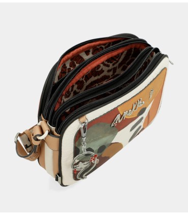 BANDOLERA 3 COMPARTIMENTOS  ALMA ANEKKE