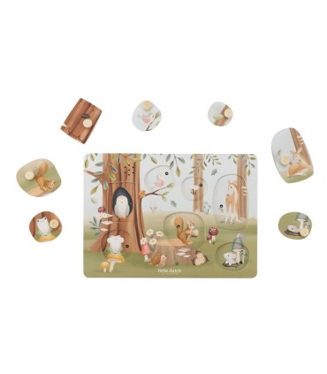 PUZLE CON SONIDO FOREST FRIENDS LITTLE DUTCH