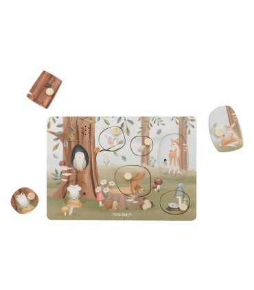 PUZLE CON SONIDO FOREST FRIENDS LITTLE DUTCH