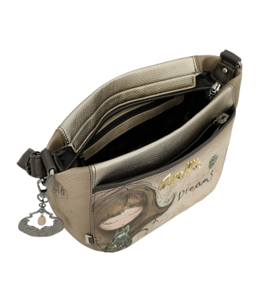 BOLSO BANDOLERA OVALADA REAL ANEKKE