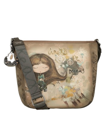 BOLSO BANDOLERA MEDIANA OVALADA REAL ANEKKE