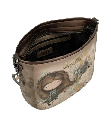 BOLSO BANDOLERA MEDIANA OVALADA REAL ANEKKE