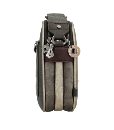 BOLSO BANDOLERA 3 COMPARTIMENTOS REAL ANEKKE