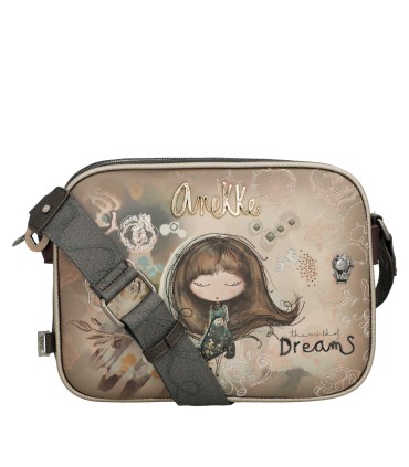 BOLSO BANDOLERA 3 COMPARTIMENTOS REAL ANEKKE