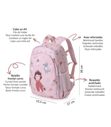 MOCHILA MEDIANA LITTLE RED TUTETE