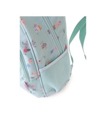 MOCHILA MEDIANA LOS TRES CERDITOS TUTETE