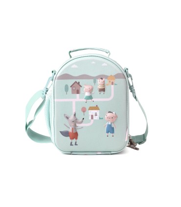 BOLSA MERIENDA TERMICA 3D LOS TRES CERDITOS TUTETE