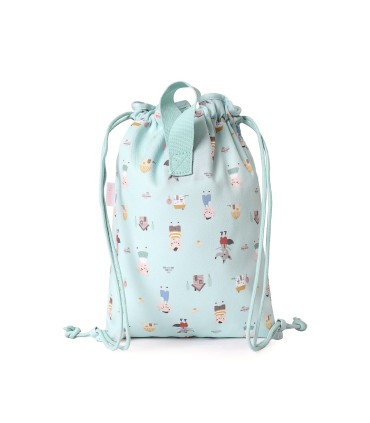 MOCHILA SACO TELA LOS TRES CERDITOS TUTETE