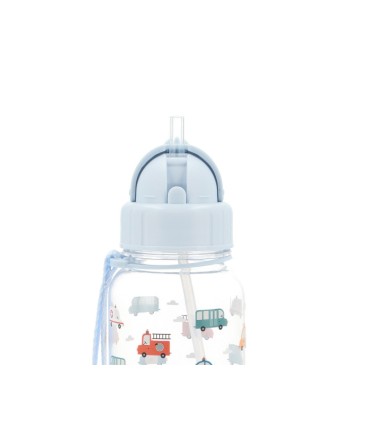 BOTELLA PLASTICO TRITAN CITY CARS TUTETE