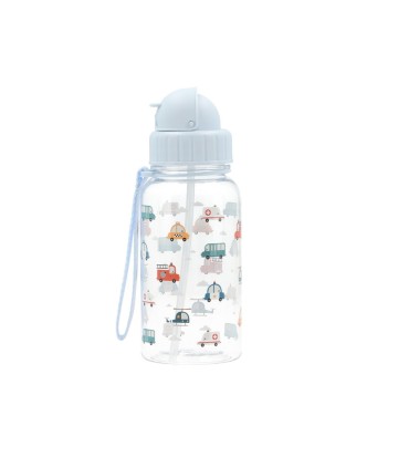 BOTELLA PLASTICO TRITAN CITY CARS TUTETE