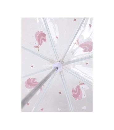 PARAGUAS TRANSP. MAGICAL UNICORN TUTETE