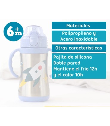 BOTELLA TERMICA ESPACIO KIOKIDS