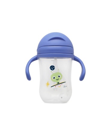 TAZA-BOTELLA APRENDIZAJE AZUL KIOKIDS