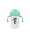 TAZA-BOTELLA APRENDIZAJE VERDE KIOKIDS