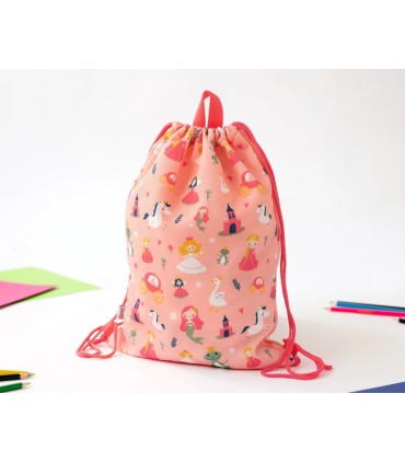 BOLSA ALMUERZO ROSA KIOKIDS