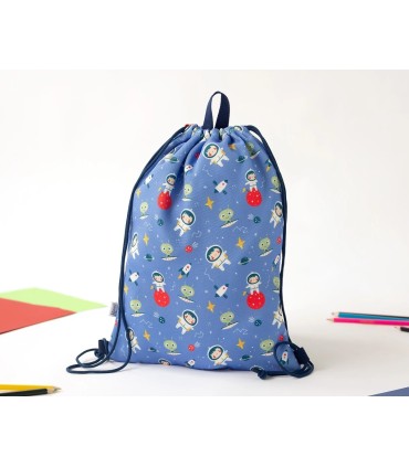 BOLSA ALMUERZO AZUL KIOKIDS