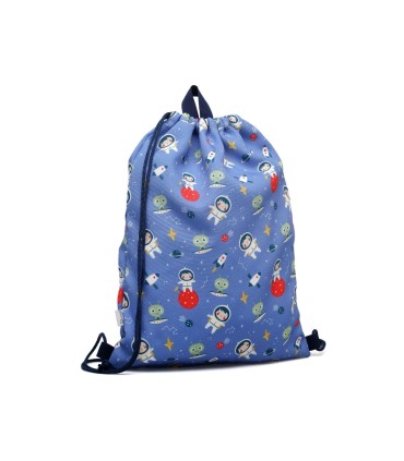 BOLSA ALMUERZO AZUL KIOKIDS