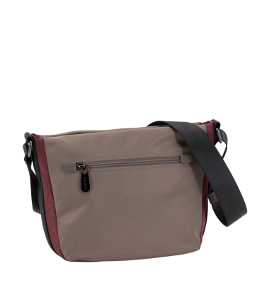 BOLSO CACHAREL TAUPE/BURDEOS