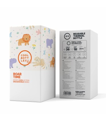THE KIDDIE BOTELLA TERMICA ROAR TIME 350 ml