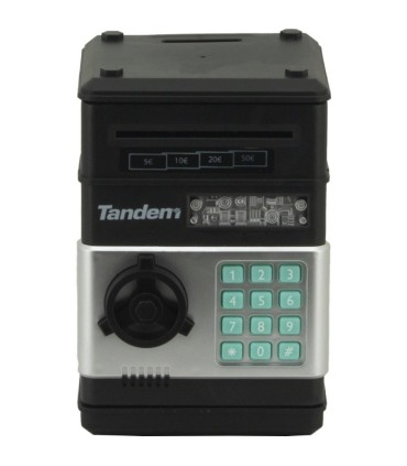 HUCHA ELECTRÓNICA-CAJA FUERTE NEGRA