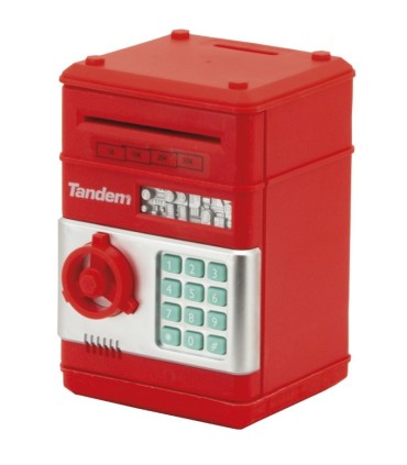 HUCHA ELECTRÓNICA-CAJA FUERTE ROJA