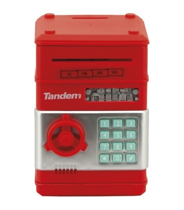 HUCHA ELECTRÓNICA-CAJA FUERTE ROJA