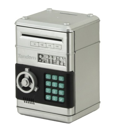 HUCHA ELECTRÓNICA-CAJA FUERTE PLATA