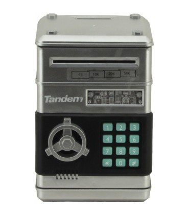 HUCHA ELECTRÓNICA-CAJA FUERTE PLATA