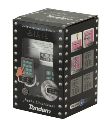 HUCHA ELECTRÓNICA-CAJA FUERTE PLATA