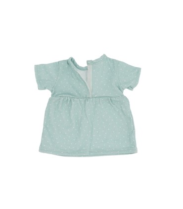 MUÑECA HELENA VESTIDO SAGE DOTS MONNËKA