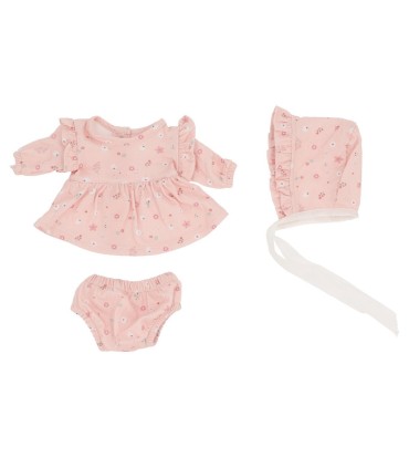 MUÑECA HELENA VESTIDO ROSA MONNËKA