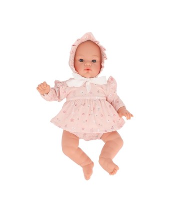 MUÑECA HELENA VESTIDO ROSA MONNËKA