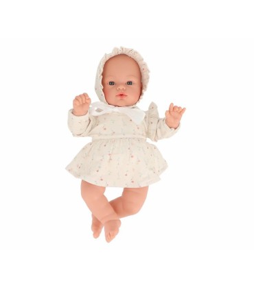 MUÑECA HELENA VESTIDO BLANCO MONNËKA