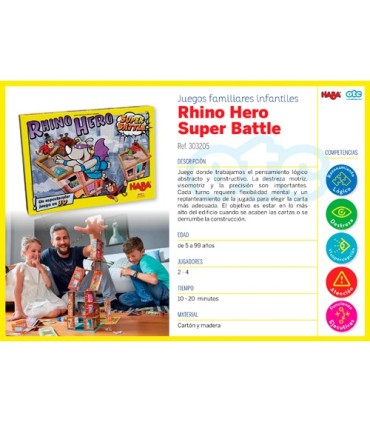 RHINO HERO SUPER BATTLE HABA